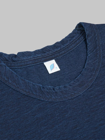 Pure Blue Japan LS-5011-D Indigo Dyed Long Sleeve T-Shirt