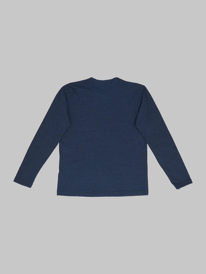 Pure Blue Japan LS-5011-D Indigo Dyed Long Sleeve T-Shirt