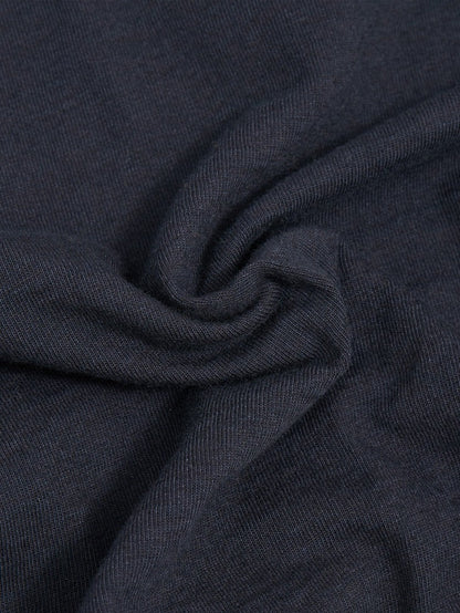 Pure Blue Japan LS-5011-IDBK Black Indigo Dyed Long Sleeve T-Shirt