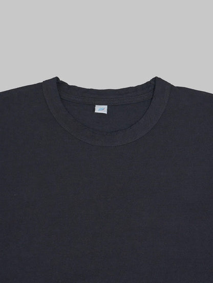 Pure Blue Japan LS-5011-IDBK Black Indigo Dyed Long Sleeve T-Shirt