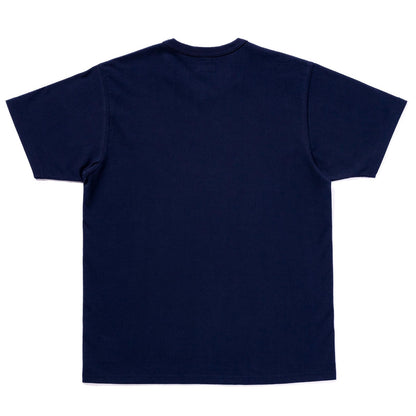 The Real Mccoys MC24004 140 Navy Logo Tee S/S