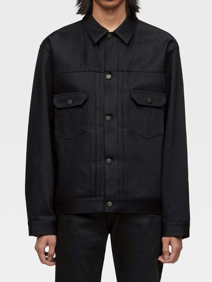 Momotaro MMGJ1002 BLK "STANDARD" BLACK TYPE 2 SELVEDGE JACKET