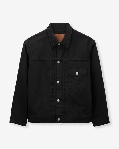 Momotaro MMGJ6001 BLK #001 DENIM JACKET - KYOTOMONTSUKI DYED