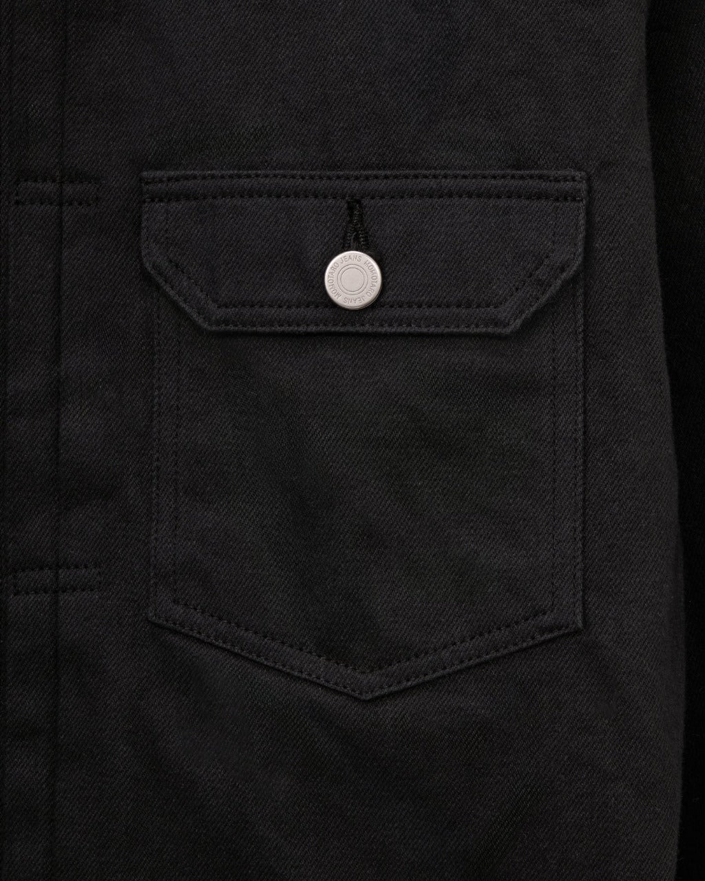 Momotaro MMGJ6001 BLK #001 DENIM JACKET - KYOTOMONTSUKI DYED