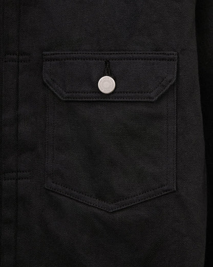 Momotaro MMGJ6001 BLK #001 DENIM JACKET - KYOTOMONTSUKI DYED