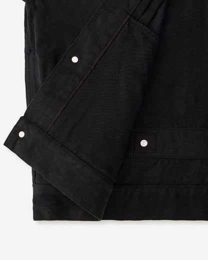 Momotaro MMGJ6001 BLK #001 DENIM JACKET - KYOTOMONTSUKI DYED
