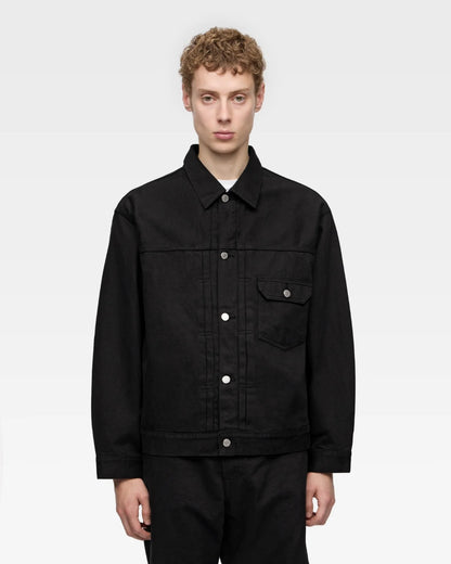 Momotaro MMGJ6001 BLK #001 DENIM JACKET - KYOTOMONTSUKI DYED