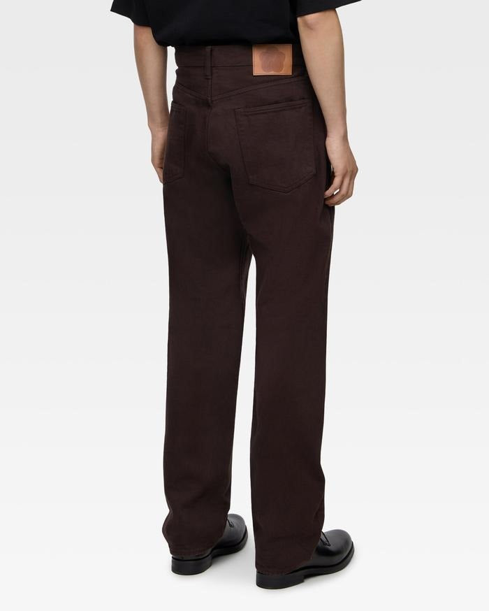 MOMOTARO JEANS MMJE6400 #400 WIDE - ONIGURUMI DYED BROWN