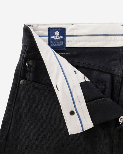 Momotaro MMJZ1100 14.7oz #100 "STANDARD" Straight Jeans Black