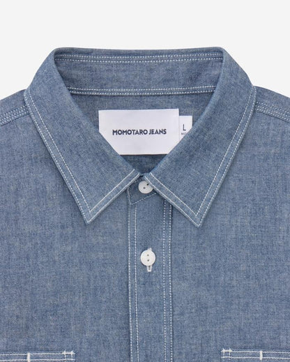 MOMOTARO JEANS MMLS3000 TRIPLE STITCH L/S CHAMBRAY SHIRT (SP) ID