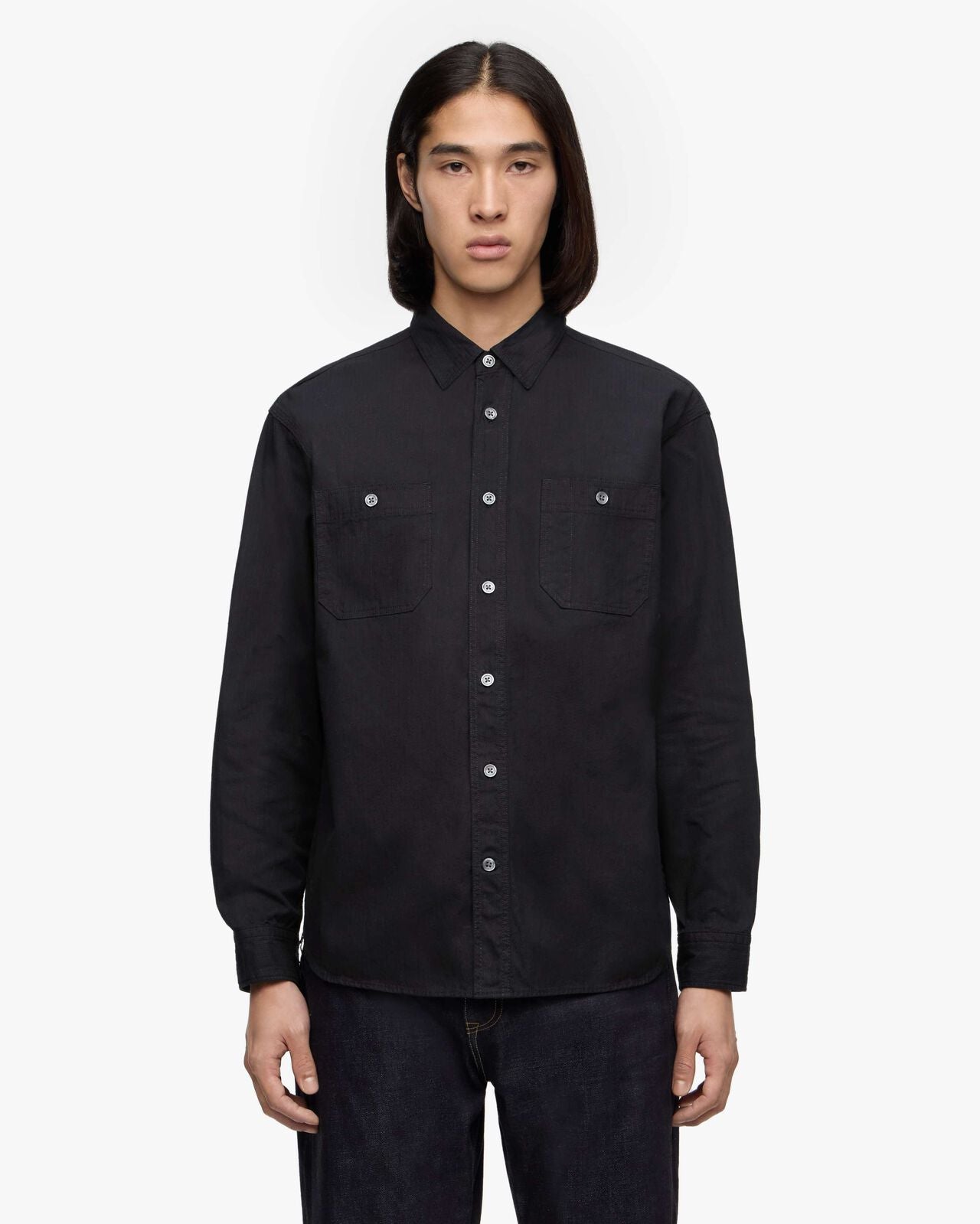 Momotaro Jeans MMLS6005 ID SASHIKO L/S SHIRT