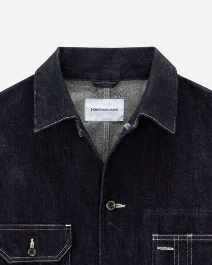 Momotaro MMOT6300 Indigo DENIM COVERALL Jacket