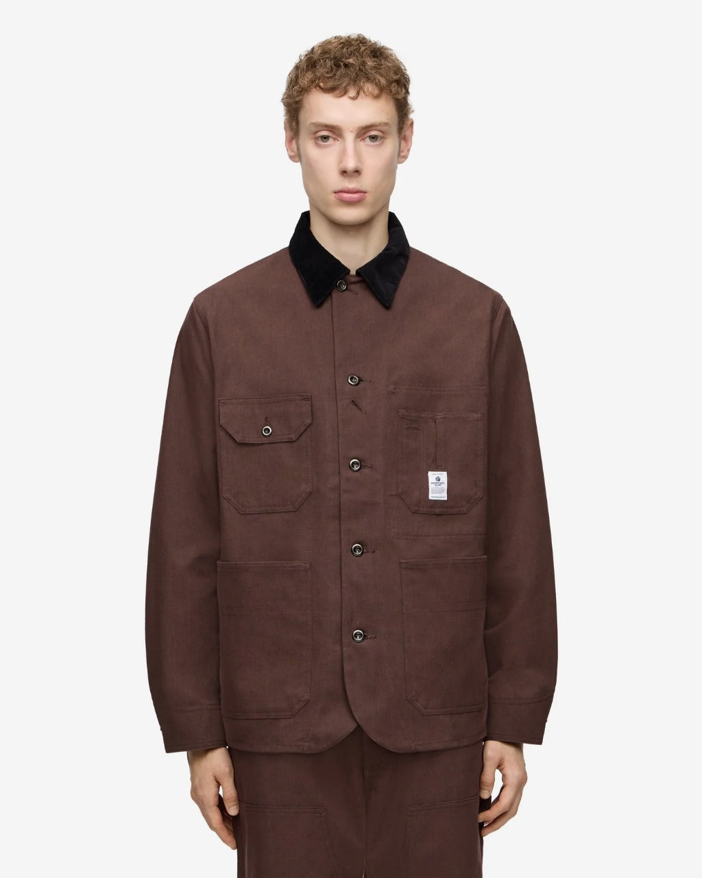 Momotaro MMOT6312 BRN DUCK COVERALL