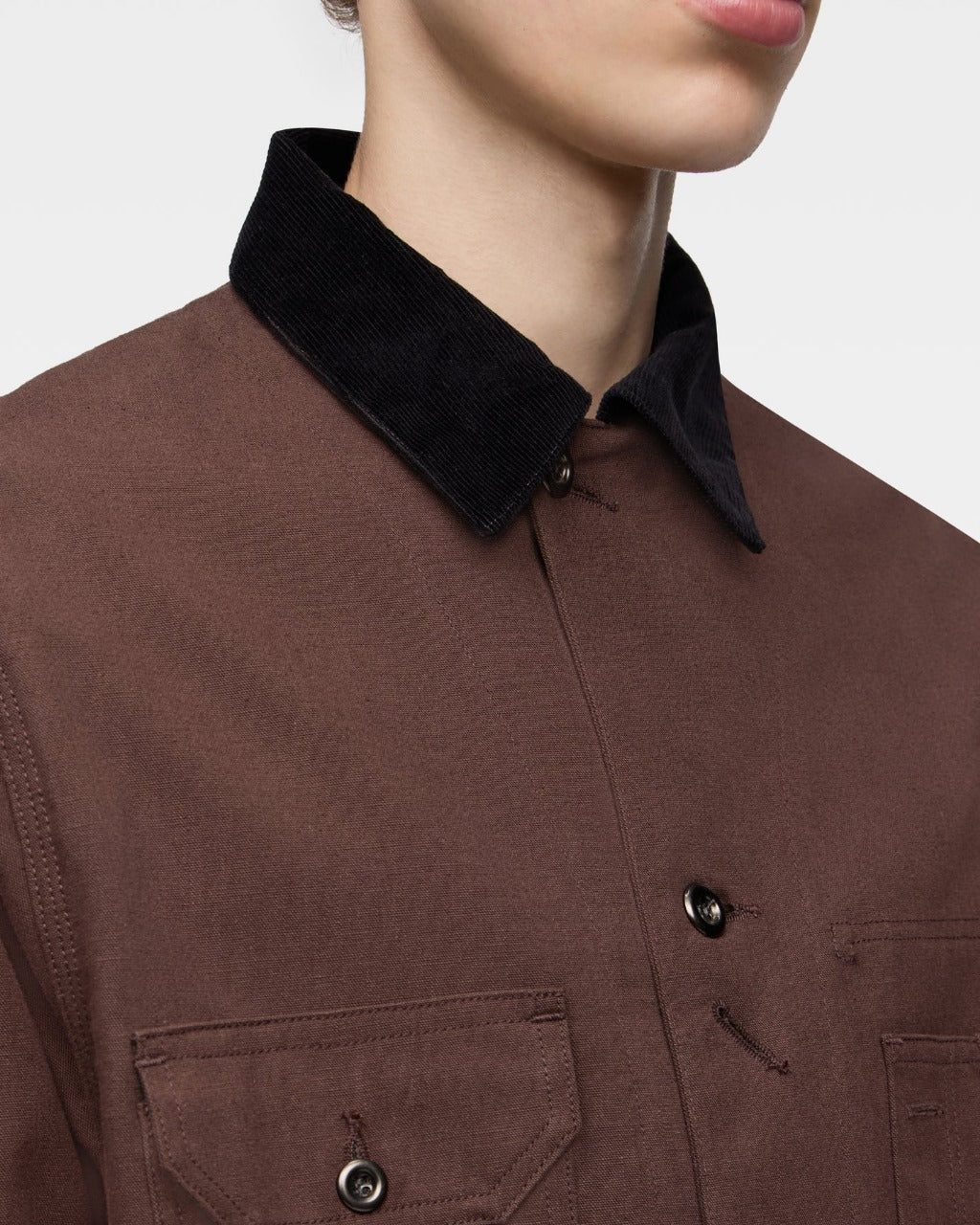 Momotaro MMOT6312 BRN DUCK COVERALL