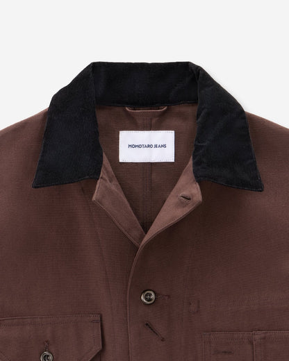 Momotaro MMOT6312 BRN DUCK COVERALL