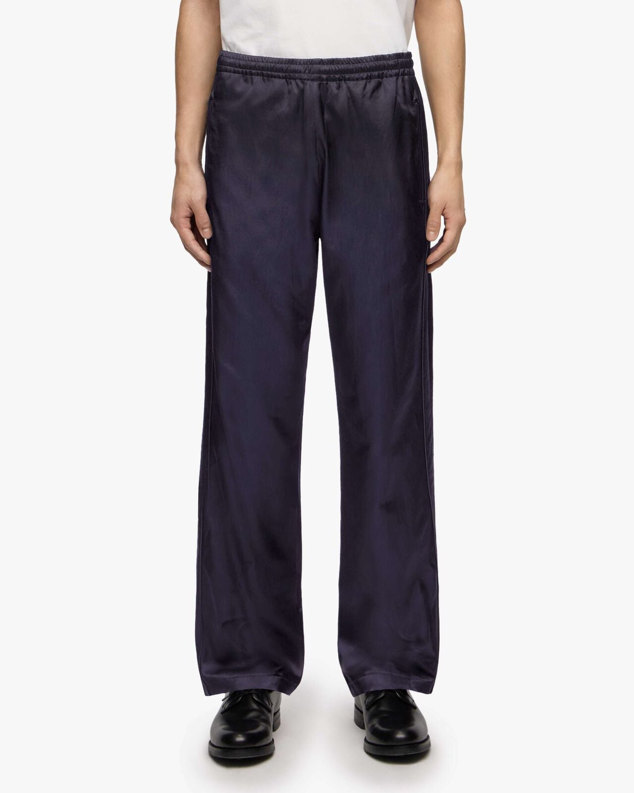 Momotaro Jeans MMPT6006 NAY SATIN SOUVENIR PANTS
