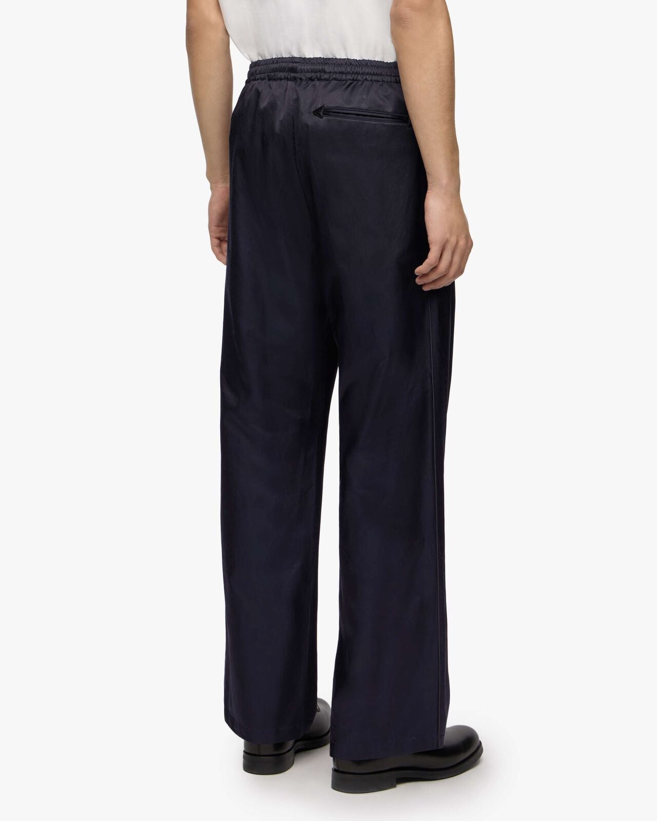 Momotaro Jeans MMPT6006 NAY SATIN SOUVENIR PANTS