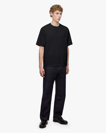 Momotaro Jeans MMTS6024 BLK ZIMBABWE COTTON S/S TEE - GHOST SHIP