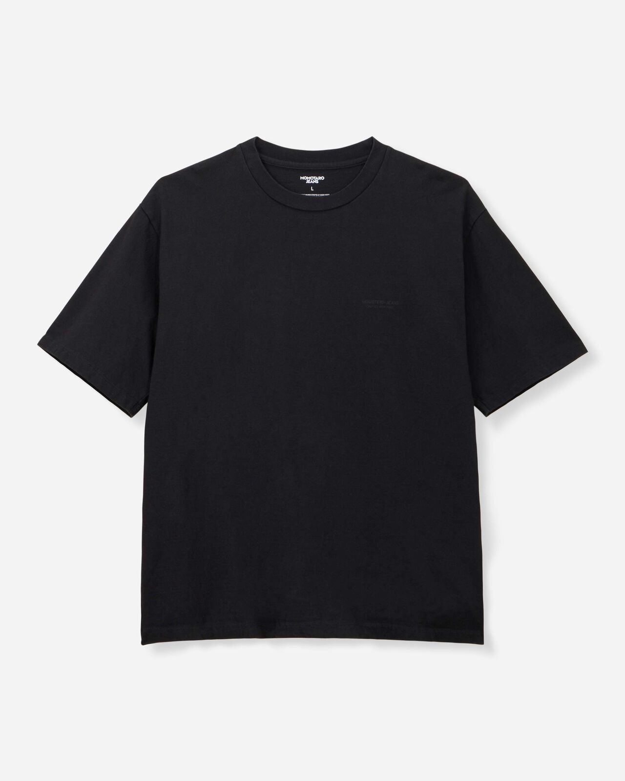 Momotaro Jeans MMTS6024 BLK ZIMBABWE COTTON S/S TEE - GHOST SHIP