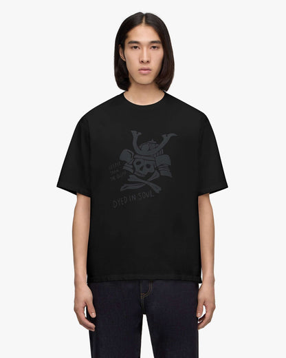 Momotaro Jeans MMTS6025 NAY ZIMBABWE COTTON S/S TEE- SKULL