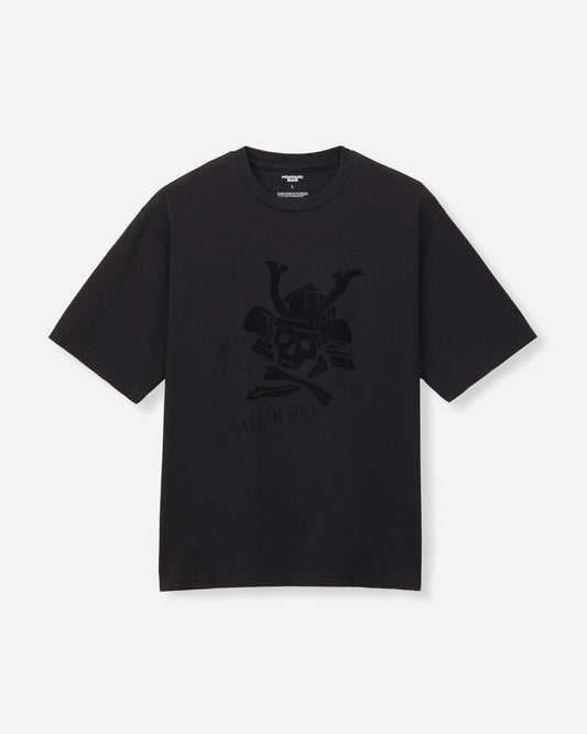 Momotaro Jeans MMTS6025 BLK ZIMBABWE COTTON S/S TEE- SKULL