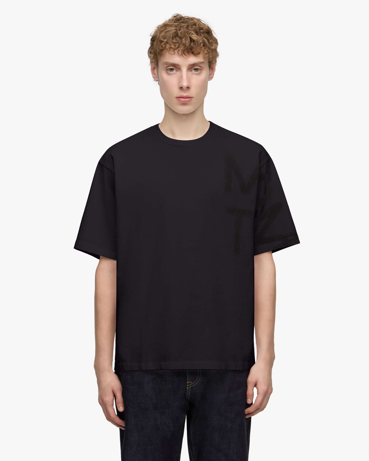 Momotaro Jeans MMTS6027 NAY ZIMBABWE COTTON S/S TEE