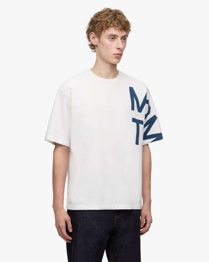 Momotaro Jeans MMTS6027 WHT ZIMBABWE COTTON S/S TEE - MOMOTARO