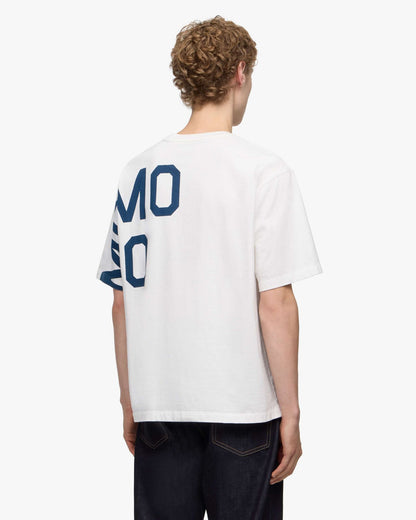Momotaro Jeans MMTS6027 WHT ZIMBABWE COTTON S/S TEE - MOMOTARO
