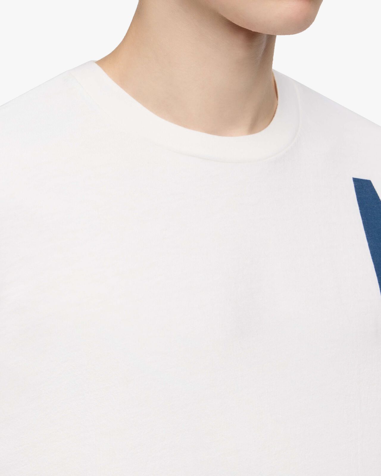 Momotaro Jeans MMTS6027 WHT ZIMBABWE COTTON S/S TEE - MOMOTARO