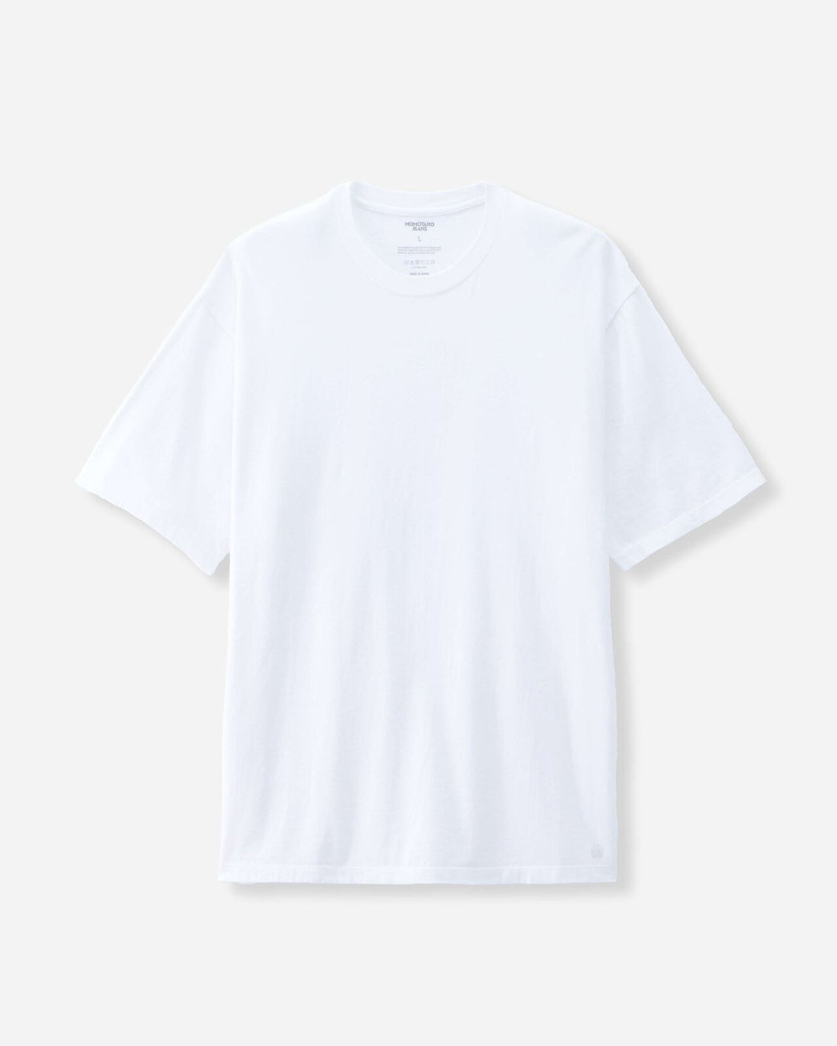 Momotaro Jeans MMTS6031 ROUND BODY TEE WHITE | BLACK