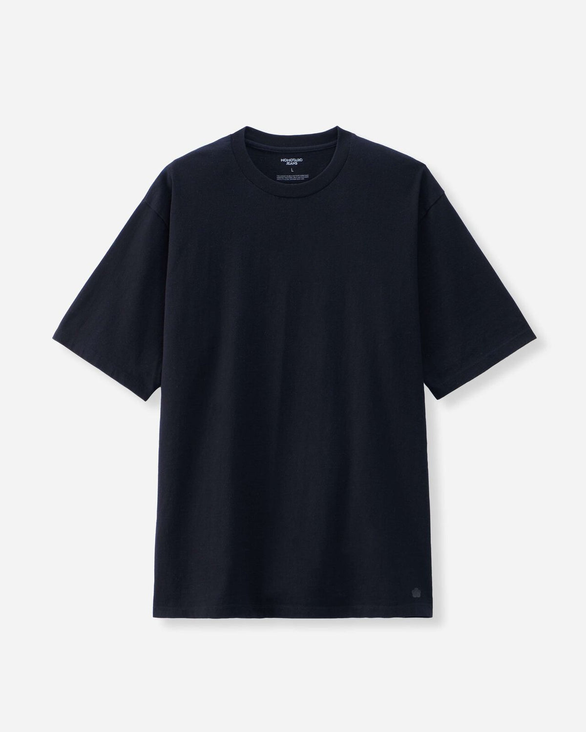 Momotaro Jeans MMTS6031 ROUND BODY TEE WHITE | BLACK