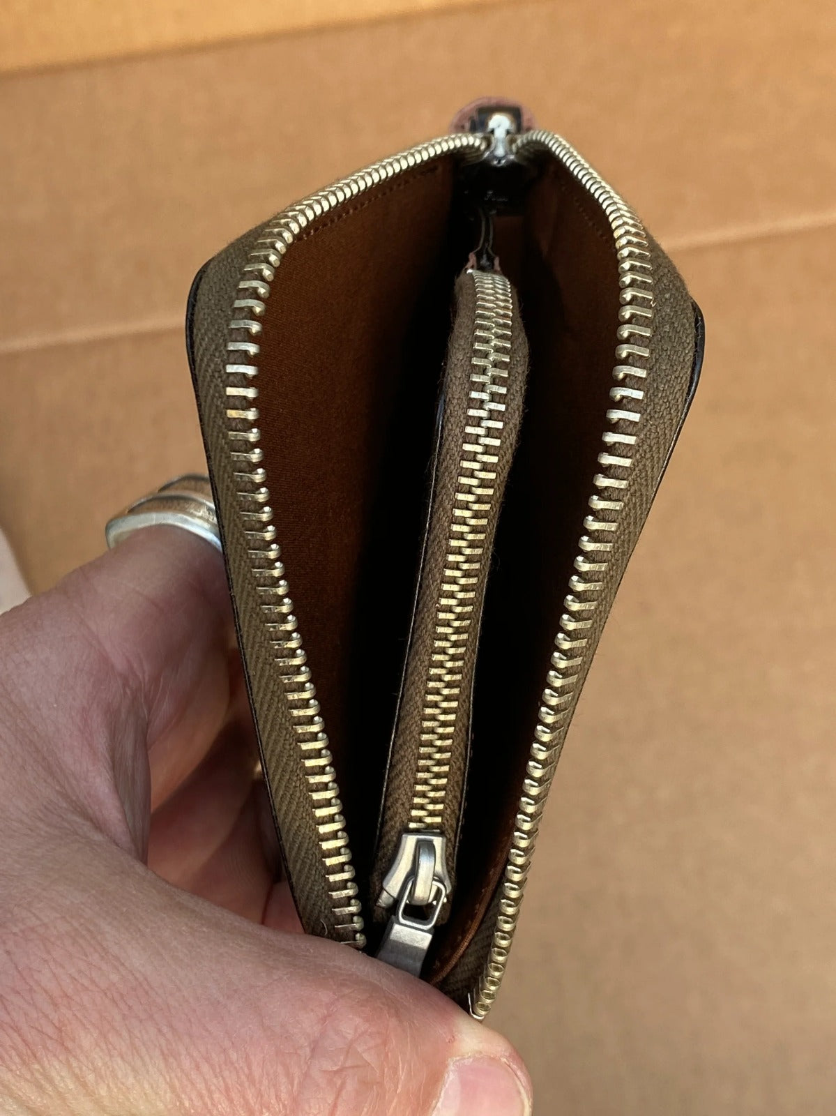 The Real Mccoys MW17100 Horsehide Wallet Brown