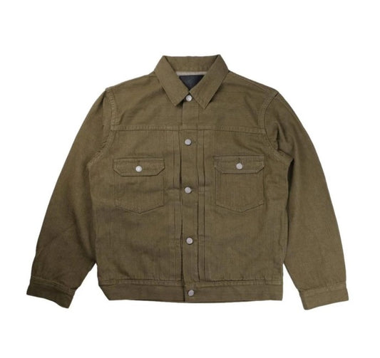 Momotaro Selvage Green Jacket MXGJ1003 OD