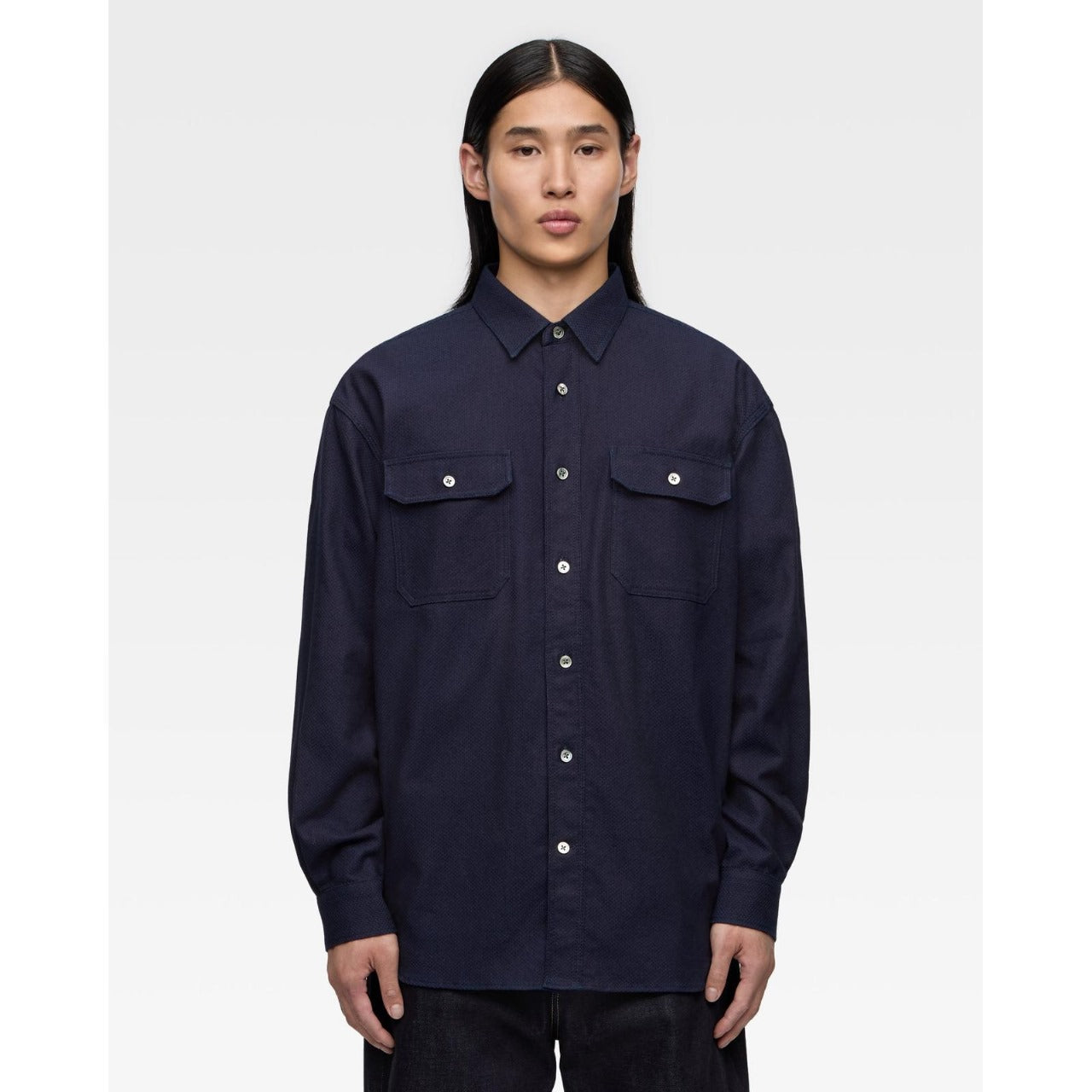 MOMOTARO JEANS MXLS1039 Sashiko CPO Shirt