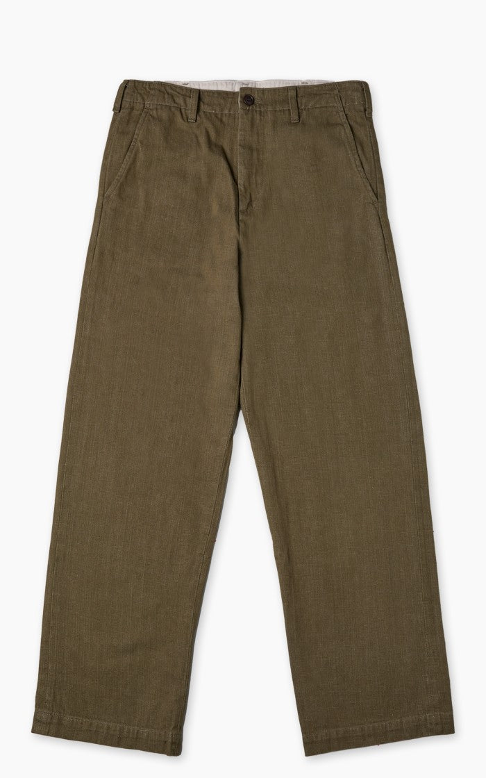 Momotaro Selvage Green Denim Pants MXPT1016 OD