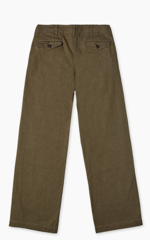Momotaro Selvage Green Denim Pants MXPT1016 OD