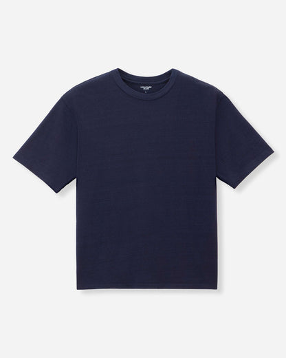 Momotaro Jeans MMTS6010 ID YARN DYED S/S TEE - INDIGO