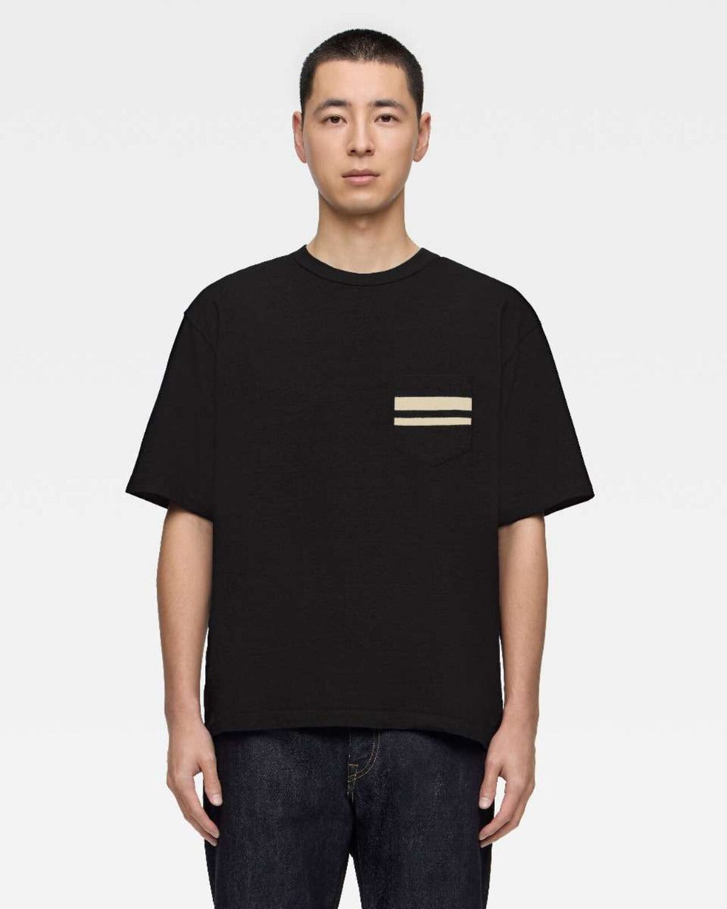 メンズウェア Momo Momotaro MXTS1041 Heavy Ounce S/S Pocket Tee BLK – LIMBRO DENIM