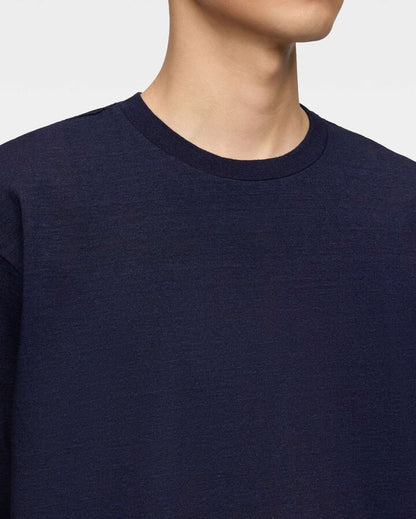 Momotaro Jeans MXTS6002 ID YARN DYED S/S TEE -DISCHARGE PRINT
