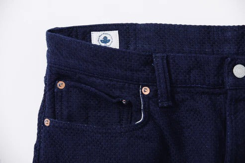 Omoto Denim 0621 ID 15oz ORI-SASHI SASHIKO RELAX FIT