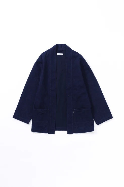 Omoto Denim 8820 ID 12oz CUBE SASHIKO DENIM HAPPI Free Size
