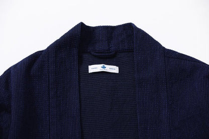 Omoto Denim 8820 ID 12oz CUBE SASHIKO DENIM HAPPI Free Size