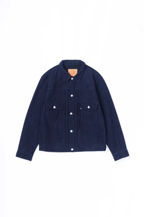 OMOTO DENIM 3220 12oz CUBE SASHIKO DENIM TYPE 2 JACKET