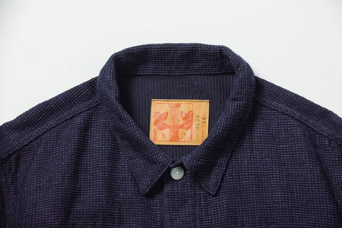 OMOTO DENIM 3220 12oz CUBE SASHIKO DENIM TYPE 2 JACKET