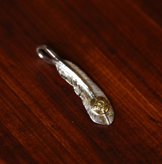 First Arrow's Silver P-005L Feather (S) With K18