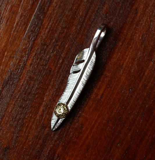 First Arrow's Silver P-432L KAZEKIRI Feather With K18 (S)