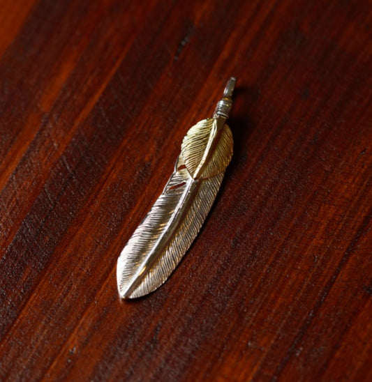 First Arrow's Silver P-514L Feather With K18 Heartfeather (M)