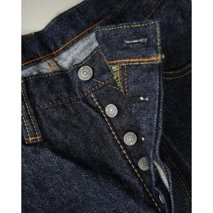 Pure Blue Japan PBE 019 Beige Core 17.5oz Relaxed Tapered