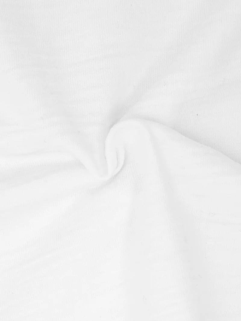 Pure Blue Japan SS-SLB-5011-WH 8oz Slub Jersey T-shirt - White