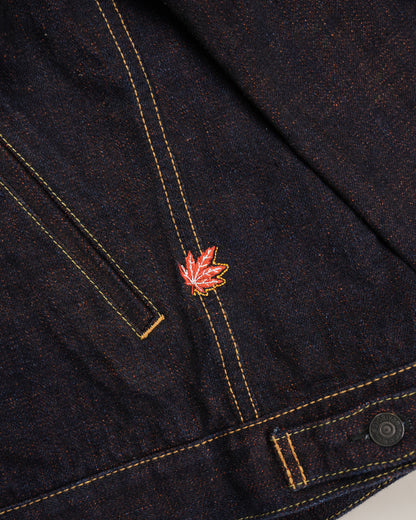 Pure Blue Japan PBJ-LIM-IA6111 Indigo x Orange Selvedge Jeans Type 2 Denim Jacket